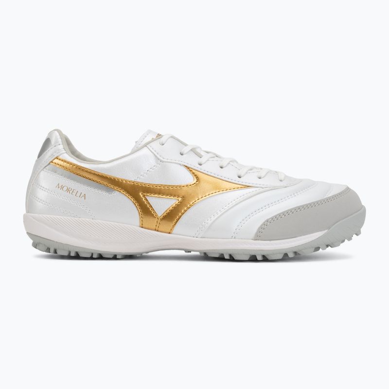 Kopačky Mizuno Morelia Sala Pro TF white/football gold/galaxy silver 2