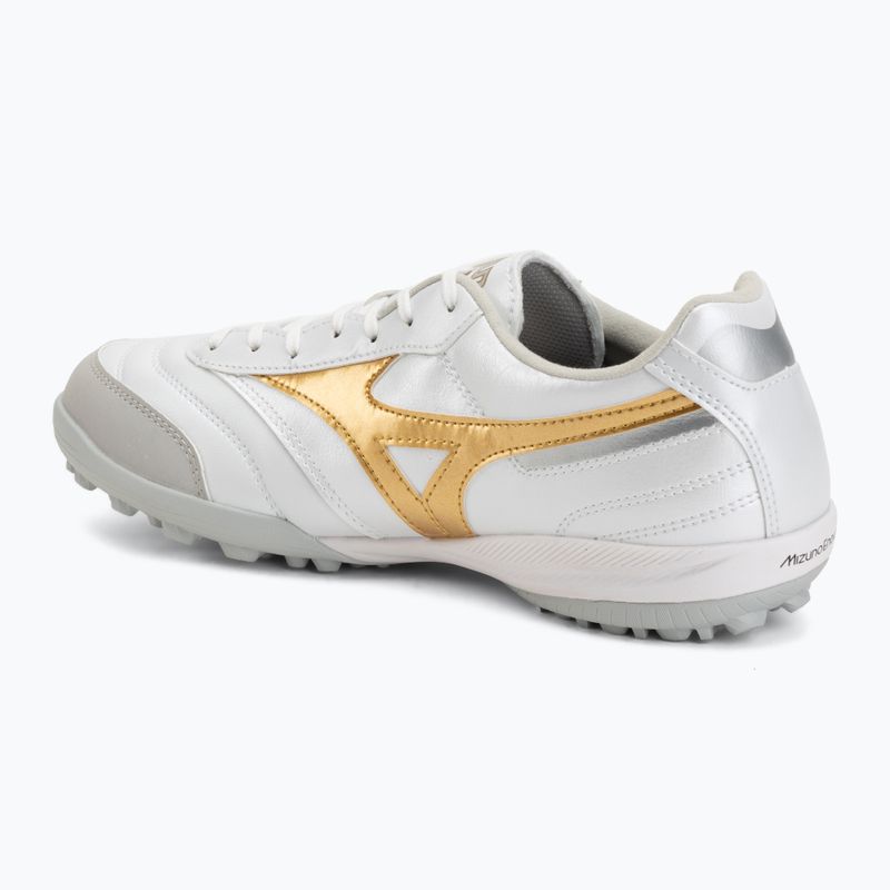 Kopačky Mizuno Morelia Sala Pro TF white/football gold/galaxy silver 3