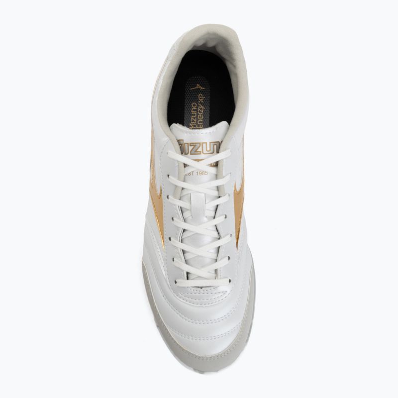 Kopačky Mizuno Morelia Sala Pro TF white/football gold/galaxy silver 5