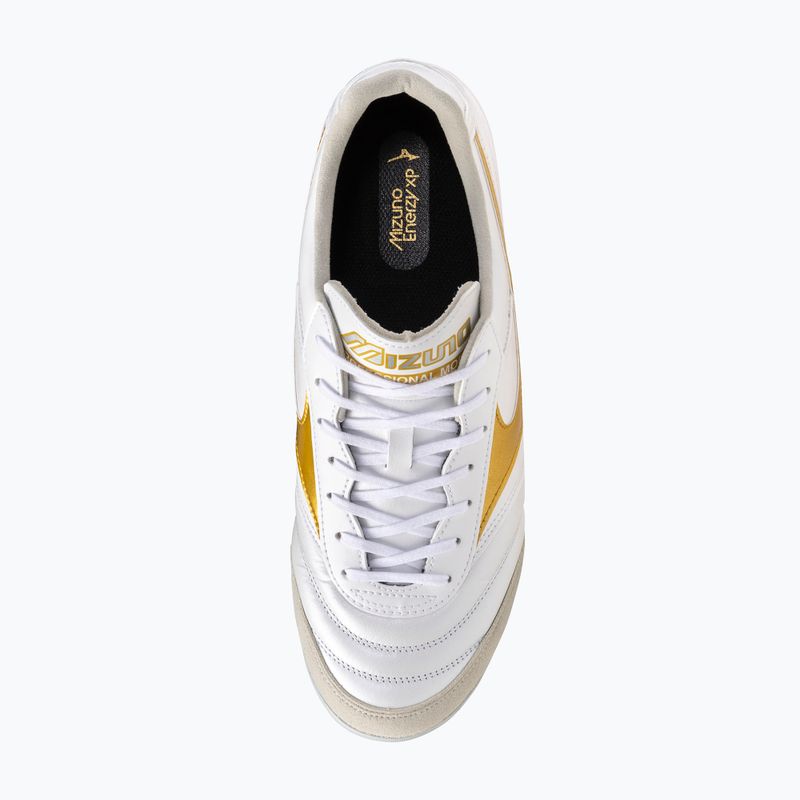 Kopačky Mizuno Morelia Sala Elite TF white/football gold/galaxy silver 4