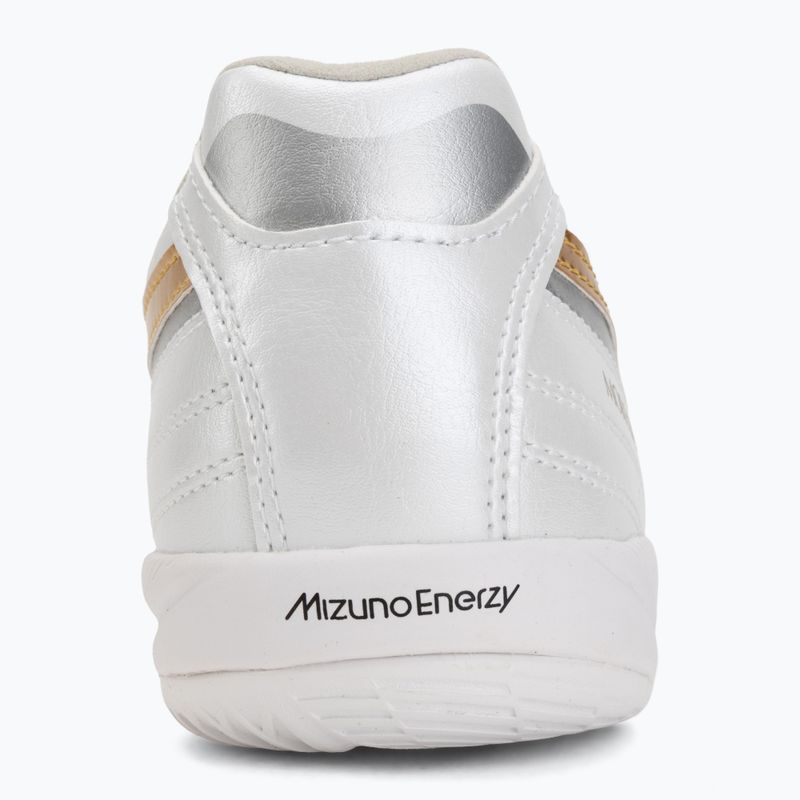 Kopačky Mizuno Morelia Sala Pro IN white/football gold/galaxy silver 6