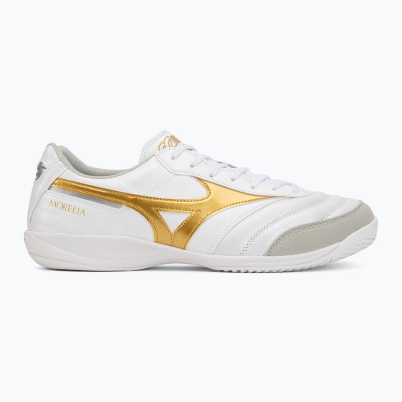 Kopačky Mizuno Morelia Sala Elite IN White/Football Gold/Galaxy Silver 2