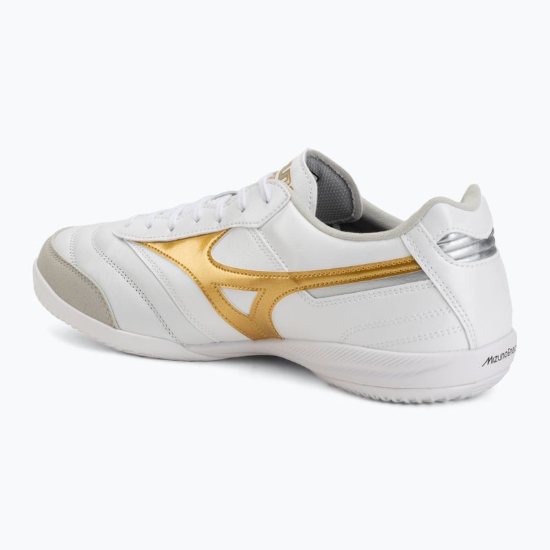 Kopačky Mizuno Morelia Sala Elite IN White/Football Gold/Galaxy Silver 3