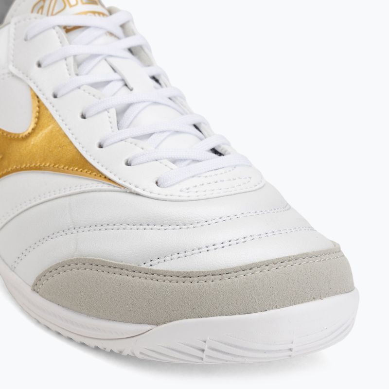 Kopačky Mizuno Morelia Sala Elite IN White/Football Gold/Galaxy Silver 7