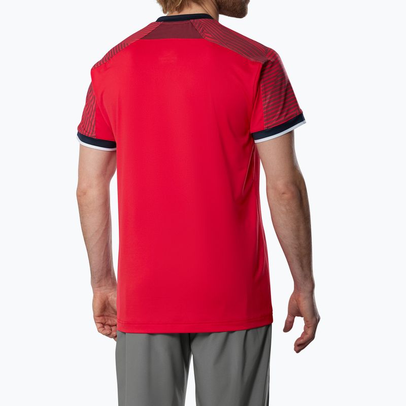 Pánské tričko Mizuno Stargazer Shadow Tee fiery red 2