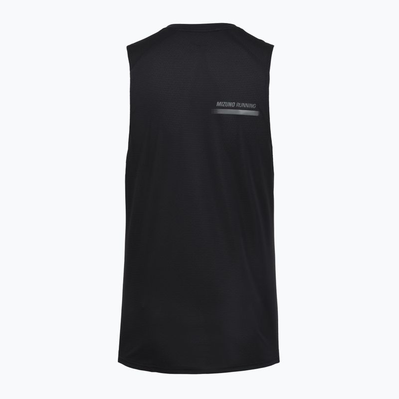 Pánské běžecké tričko Mizuno Active DryAeroFlow Tank Top black 2
