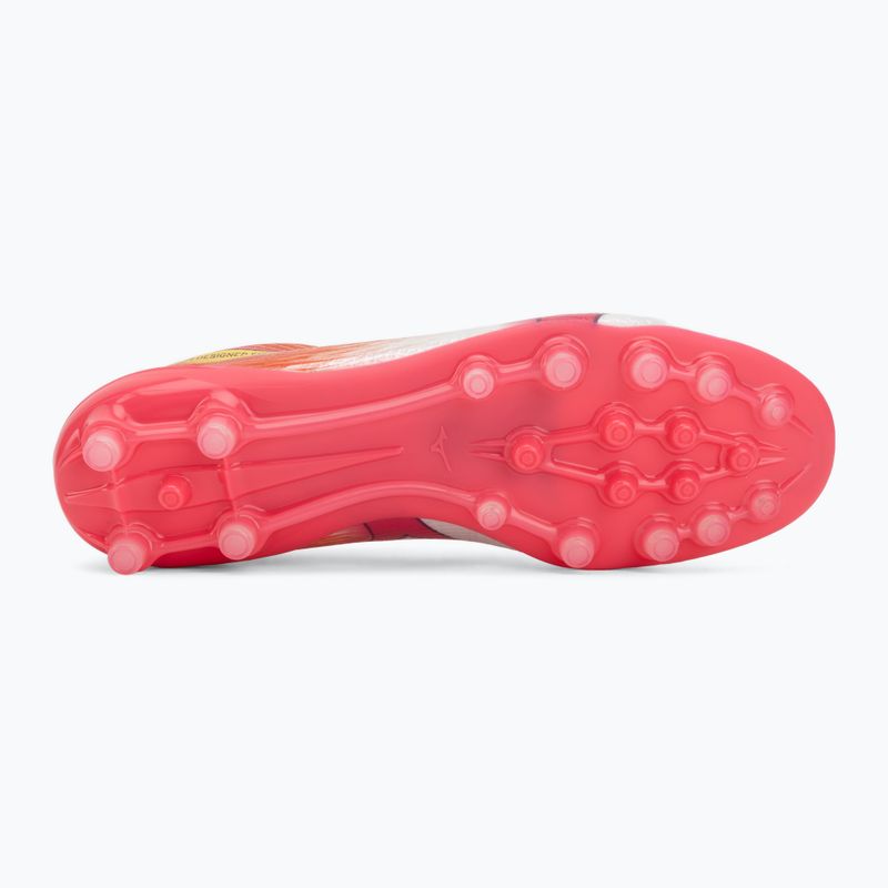 Kopačky Mizuno Alfa III Elite AG white/fuchsia purple 4