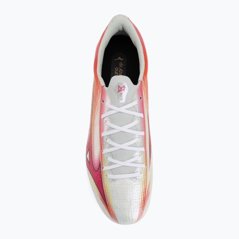 Kopačky Mizuno Alfa III Elite AG white/fuchsia purple 5