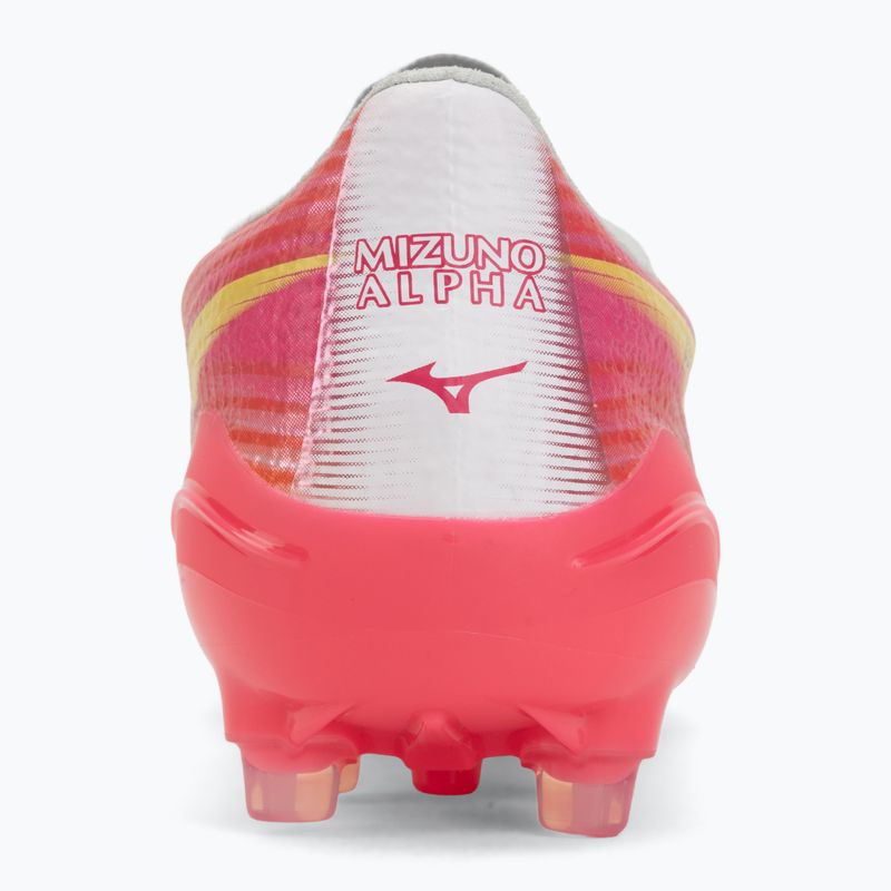 Kopačky Mizuno Alfa III Elite AG white/fuchsia purple 6