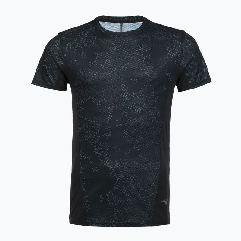 Pánské běžecké tričko Mizuno Active DryAeroFlow Graphic black/gray
