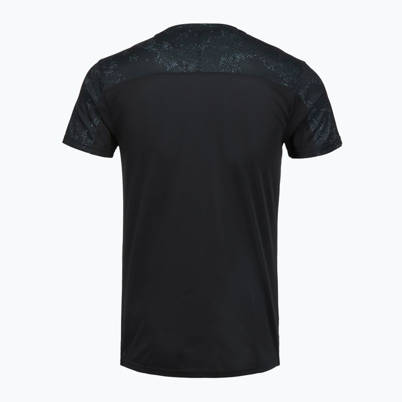 Pánské běžecké tričko Mizuno Active DryAeroFlow Graphic black/gray 2