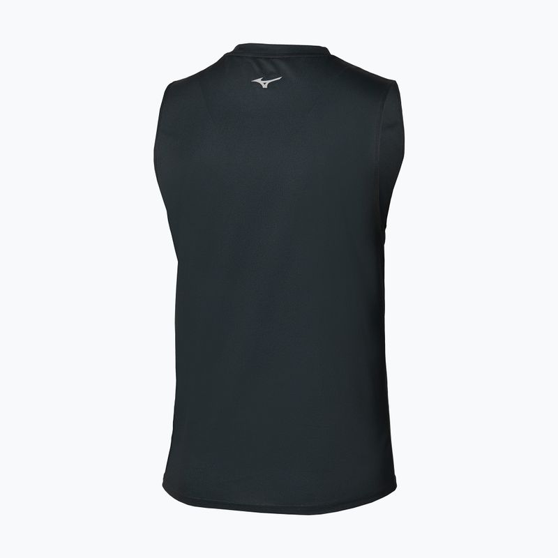 Pánské běžecké tričko Mizuno Core Graphic Sleeveless black/gray 3