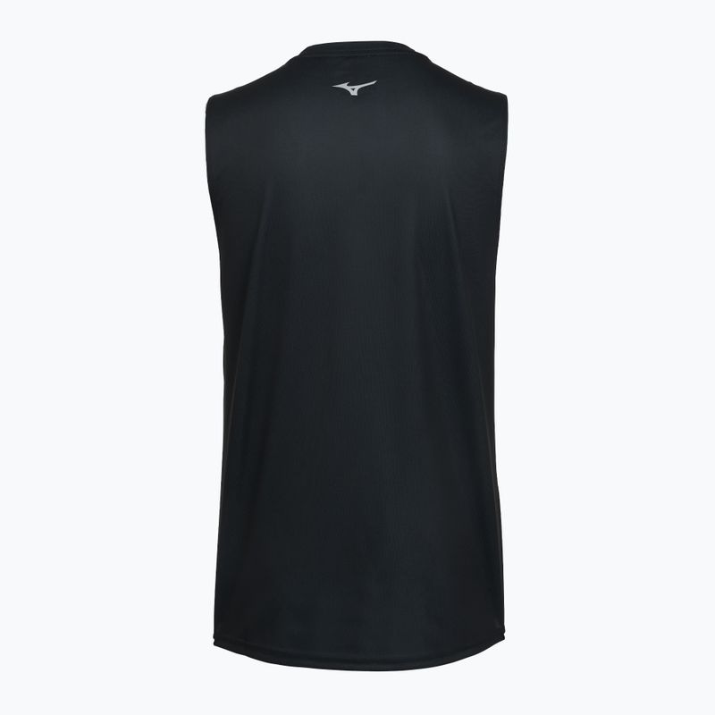 Pánské běžecké tričko Mizuno Core Graphic Sleeveless black/gray 2