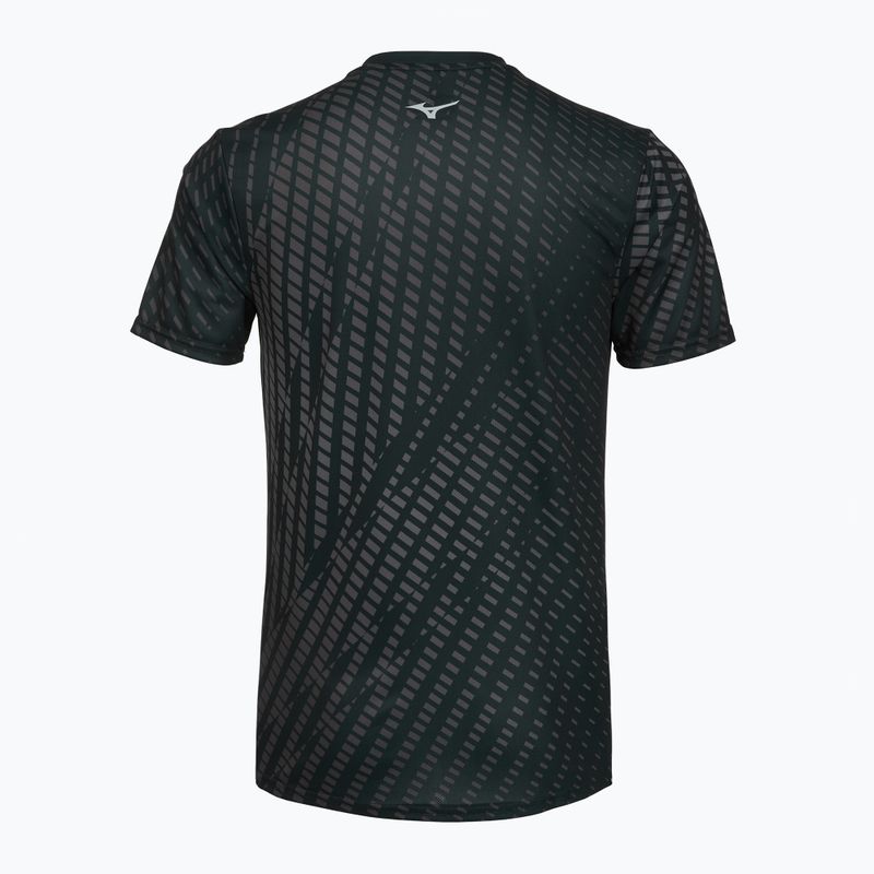 Pánské běžecké tričko Mizuno Core Graphic Tee black/gray 2
