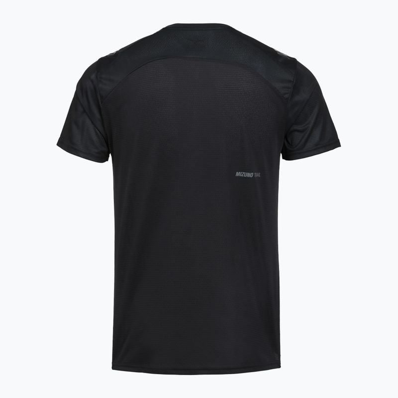 Pánské běžecké tričko Mizuno Trail Graphic Tee black 2