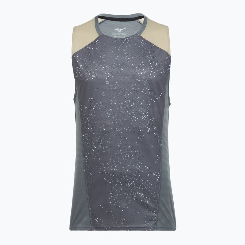 Pánské běžecké tílko Mizuno Active DryAeroFlow Graphic Tank Top lava smoke