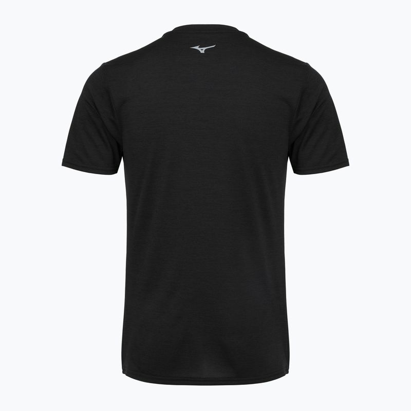 Pánské běžecké tričko Mizuno Core Runbird Tee black 2