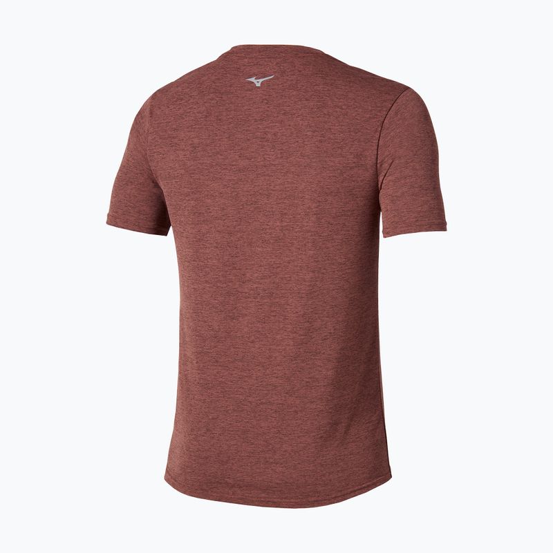 Pánské běžecké tričko Mizuno Core Runbird Tee copper brown 2