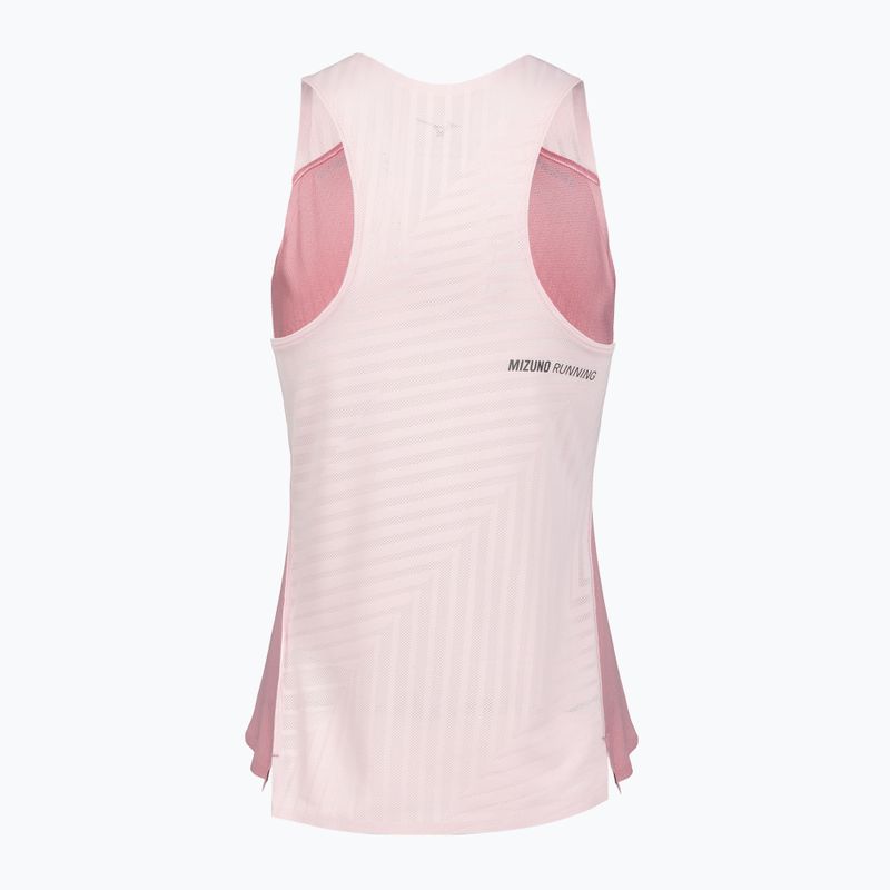 Dámské běžecké tričko Mizuno Tech Light Singlet rose elegance 2