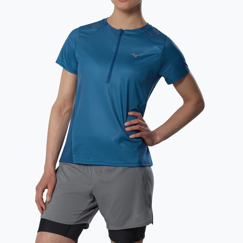 Dámské běžecké tričko Mizuno Trail Graphic Tee sailor blue
