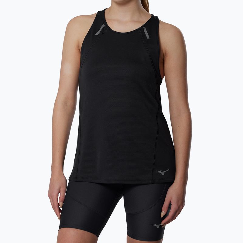 Dámské běžecké tílko Mizuno Active DryAeroFlow Tank Top black 2