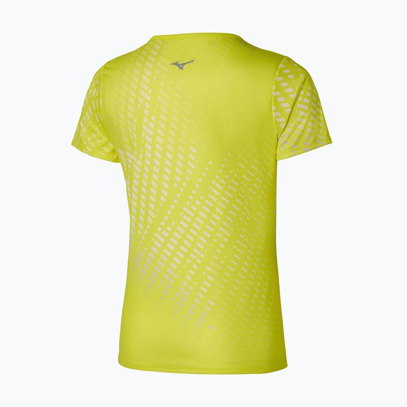 Dámské běžecké tričko Mizuno Core Graphic Tee lightning yellow 3