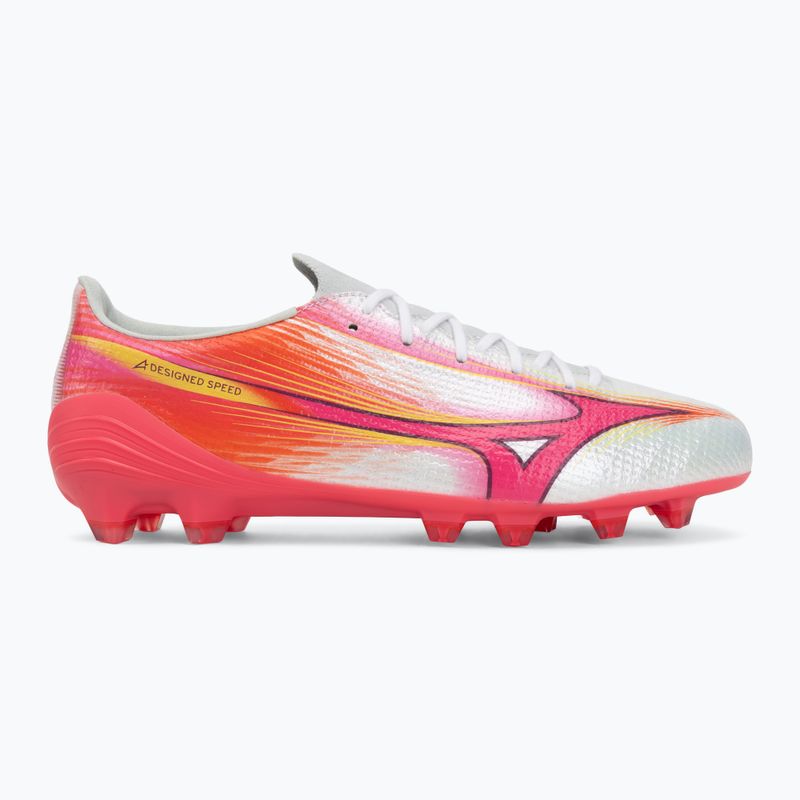Kopačky Mizuno Alpha III Japan FG white/fuchsia purple 2