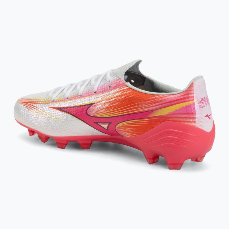Kopačky Mizuno Alpha III Japan FG white/fuchsia purple 3