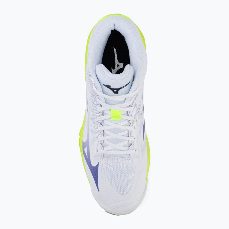Volejbalové boty Mizuno Wave Lightning Pro Mid white/lighting yellow/dazzling blue 5