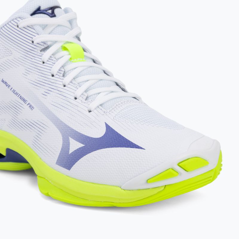 Volejbalové boty Mizuno Wave Lightning Pro Mid white/lighting yellow/dazzling blue 7