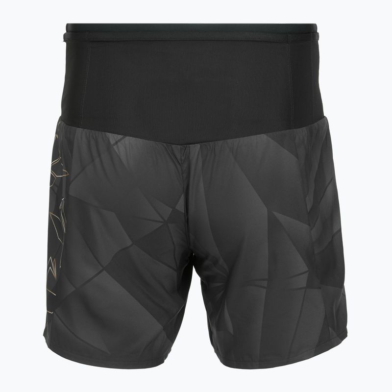 Pánské běžecké šortky Mizuno Active Graphic Multi Pocket tan/orange 2