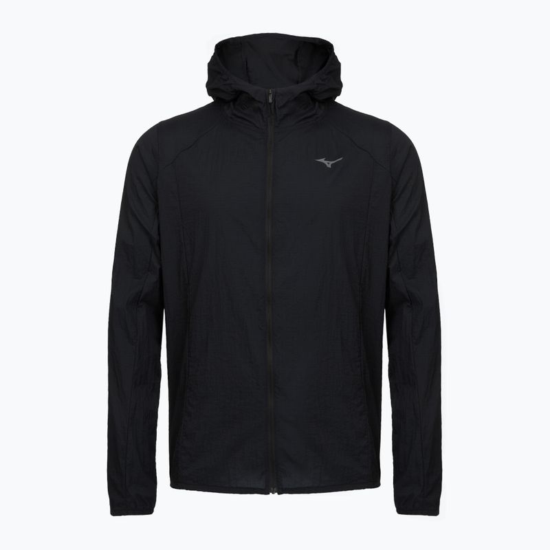 Pánská běžecká bunda Mizuno Tech Light Hooded black