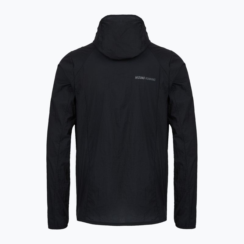 Pánská běžecká bunda Mizuno Tech Light Hooded black 2