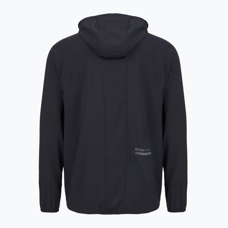 Pánská běžecká bunda Mizuno Active Alpha Hooded black 3