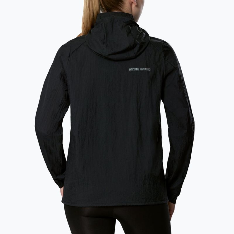 Dámská běžecká bunda  Mizuno Tech Light Hooded Jacket black 2