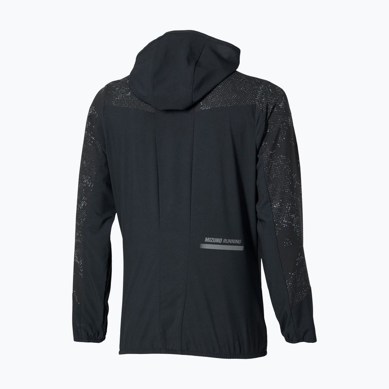 Dámská běžecká bunda Mizuno Active Alpha Hooded black 3