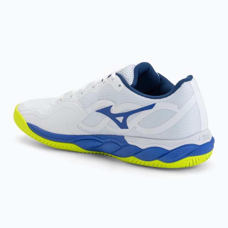 Pánské tenisové boty Mizuno Wave Enforce Court AC white/dazzling blue/lightning 3