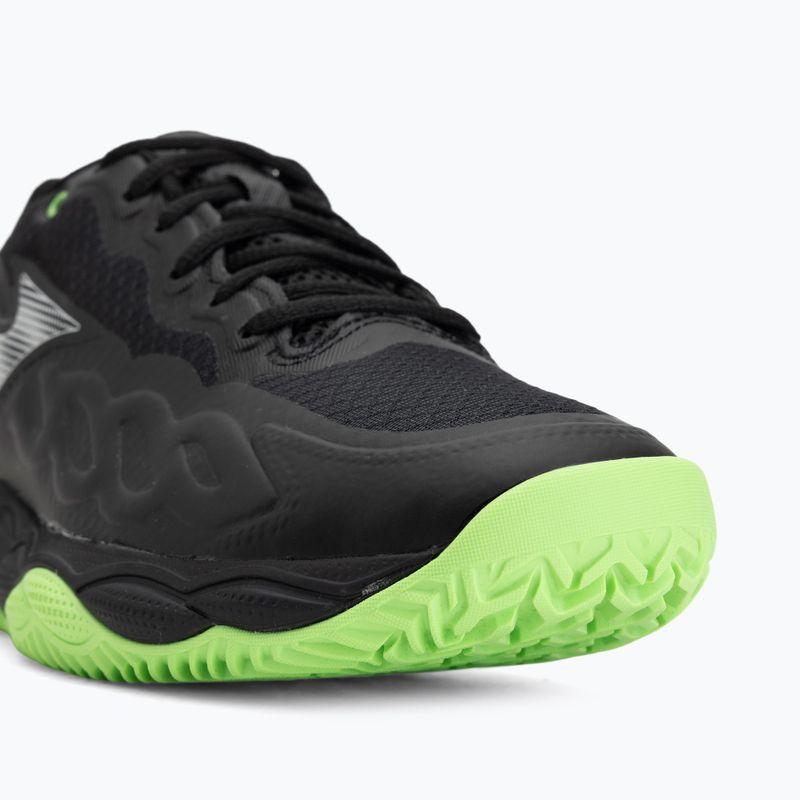Boty na padel Mizuno Wave Enforce Court Padel black/foliage green/glowing ap 7