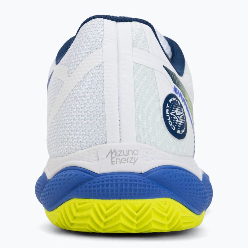 Pánské tenisové boty Mizuno Wave Enforce Court CC white/dazzling blue/lightning 6