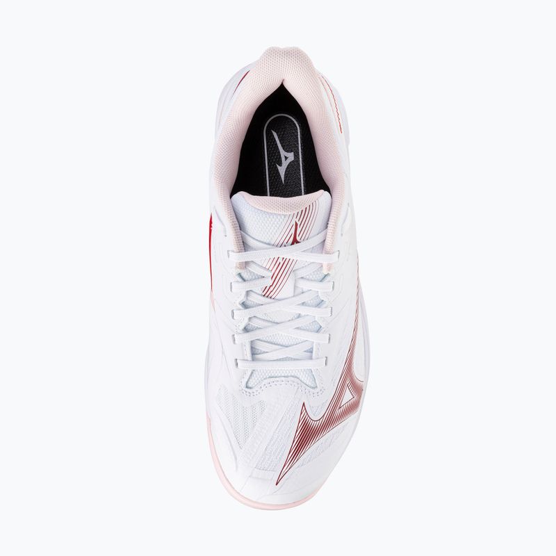 Dámské tenisové boty Mizuno Wave Exceed Court CC W white/pinkesque/barbados cherr 5