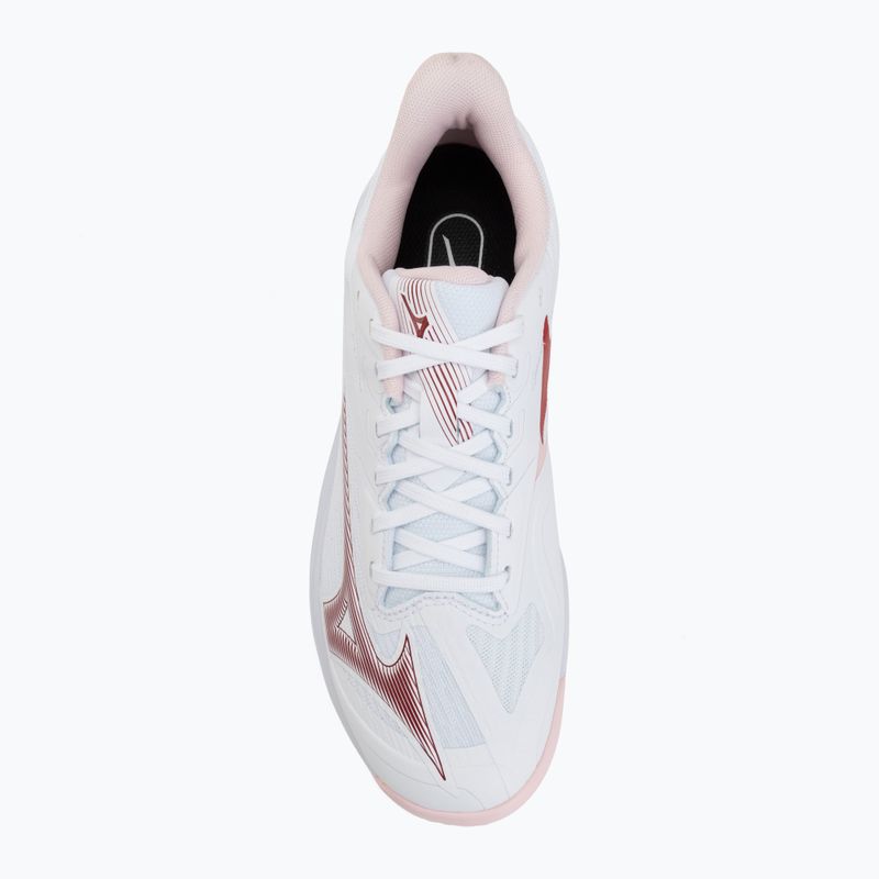 Dámské tenisové boty Mizuno Wave Exceed Court CC W white/pinkesque/barbados cherr 5