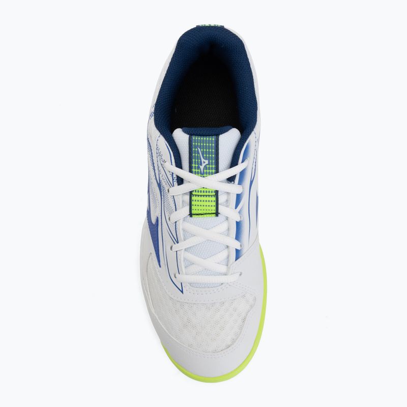 Pánské tenisové boty Mizuno Break Shot 5 CC white/dazzling blue/lightning 5