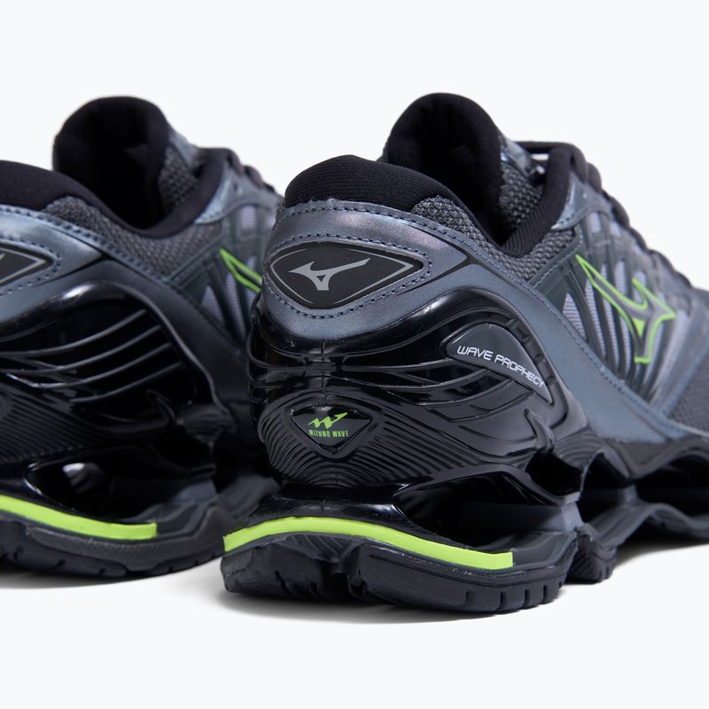 Boty Mizuno Wave Prophecy LS iron gate/iron gate/lightning yellow 4