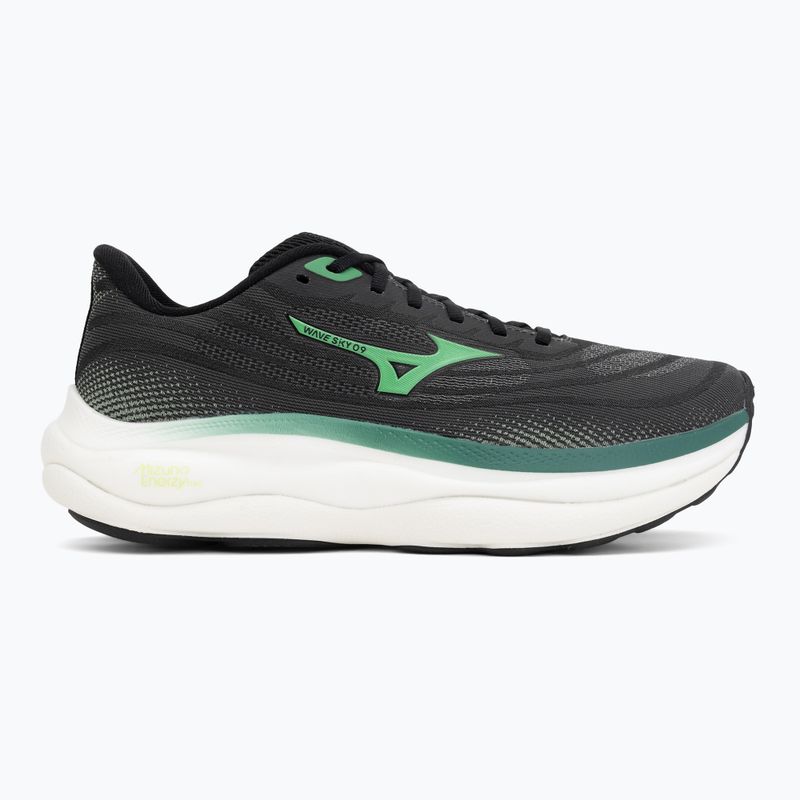 Pánské běžecké boty Mizuno Wave Sky 9 black/goblin green/alpine green 2