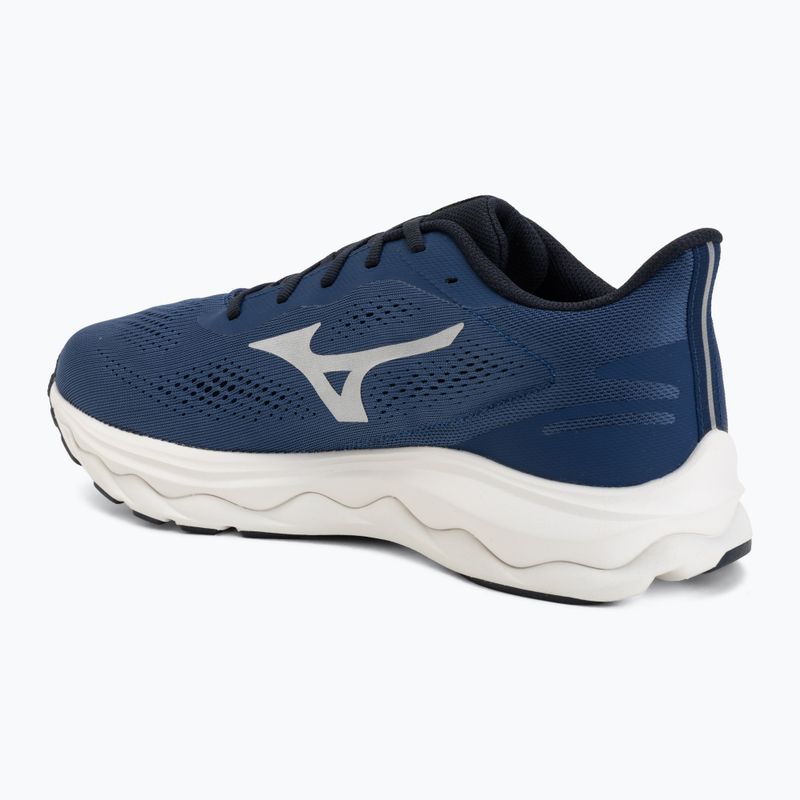 Pánské běžecké boty Mizuno Wave Serene 2 estate blue/silver/lightning yellow 3