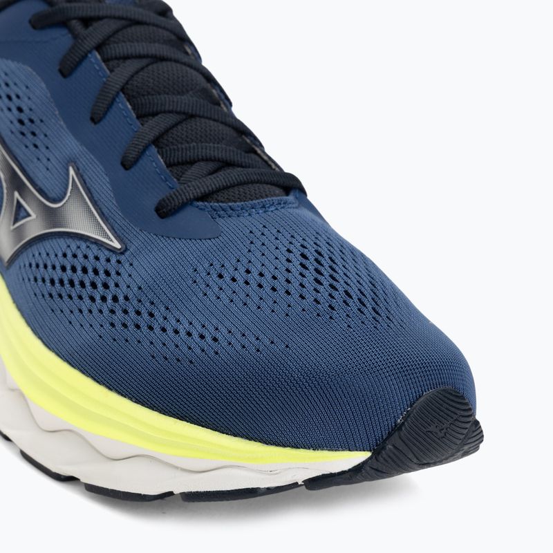Pánské běžecké boty Mizuno Wave Serene 2 estate blue/silver/lightning yellow 7