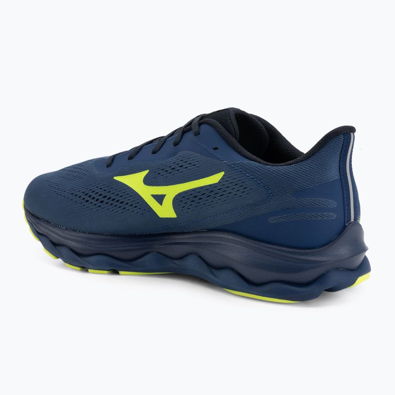 Pánské běžecké boty Mizuno Wave Serene 2 GTX estate blue/lightning yellow 3