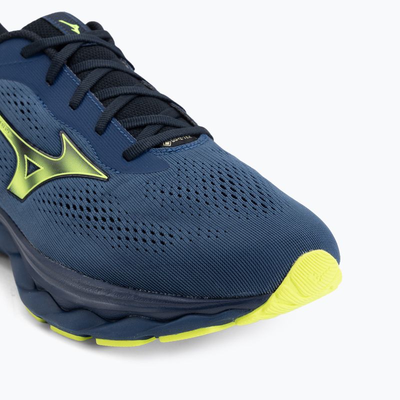 Pánské běžecké boty Mizuno Wave Serene 2 GTX estate blue/lightning yellow 7