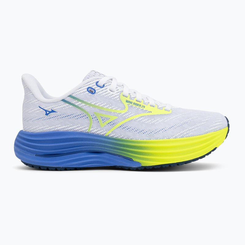 Dámské běžecké boty Mizuno Wave Rider 29 white/lightning yellow/ultramarine 2