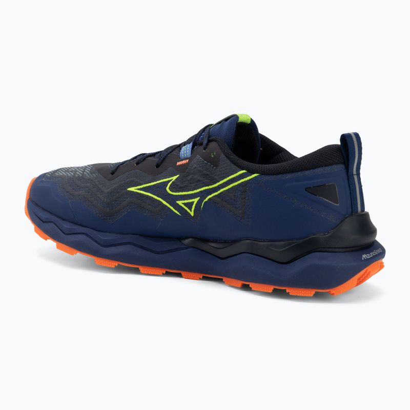 Pánské běžecké boty Mizuno Wave Daichi 9 estate blue/lightning yellow 3
